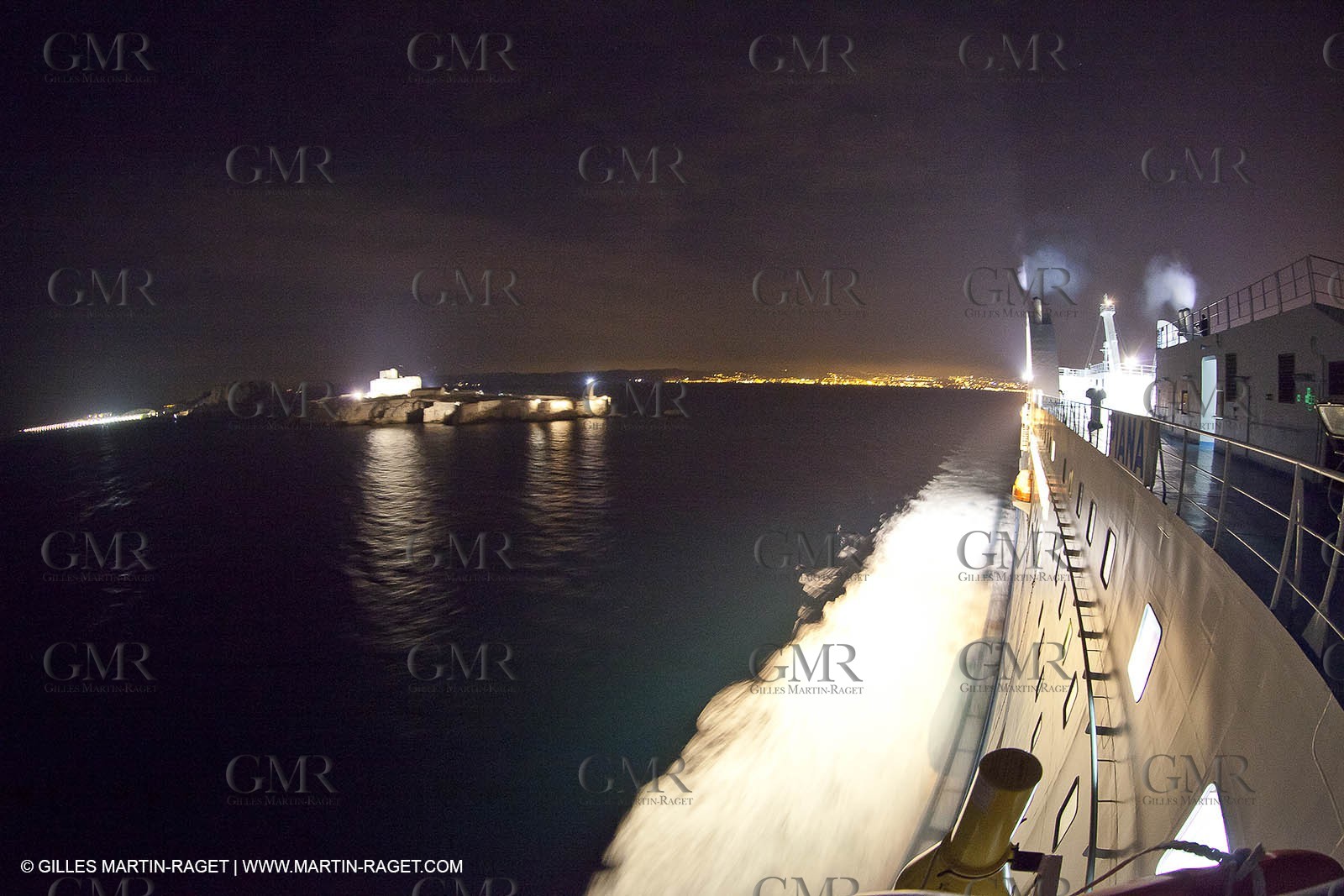 01-30-12   Marseilles (FRA,13) Bastia (FRA,Corsica)   Launching cruising trip and Christening ceremony of PIANA, last ferry ship from La Meridionale