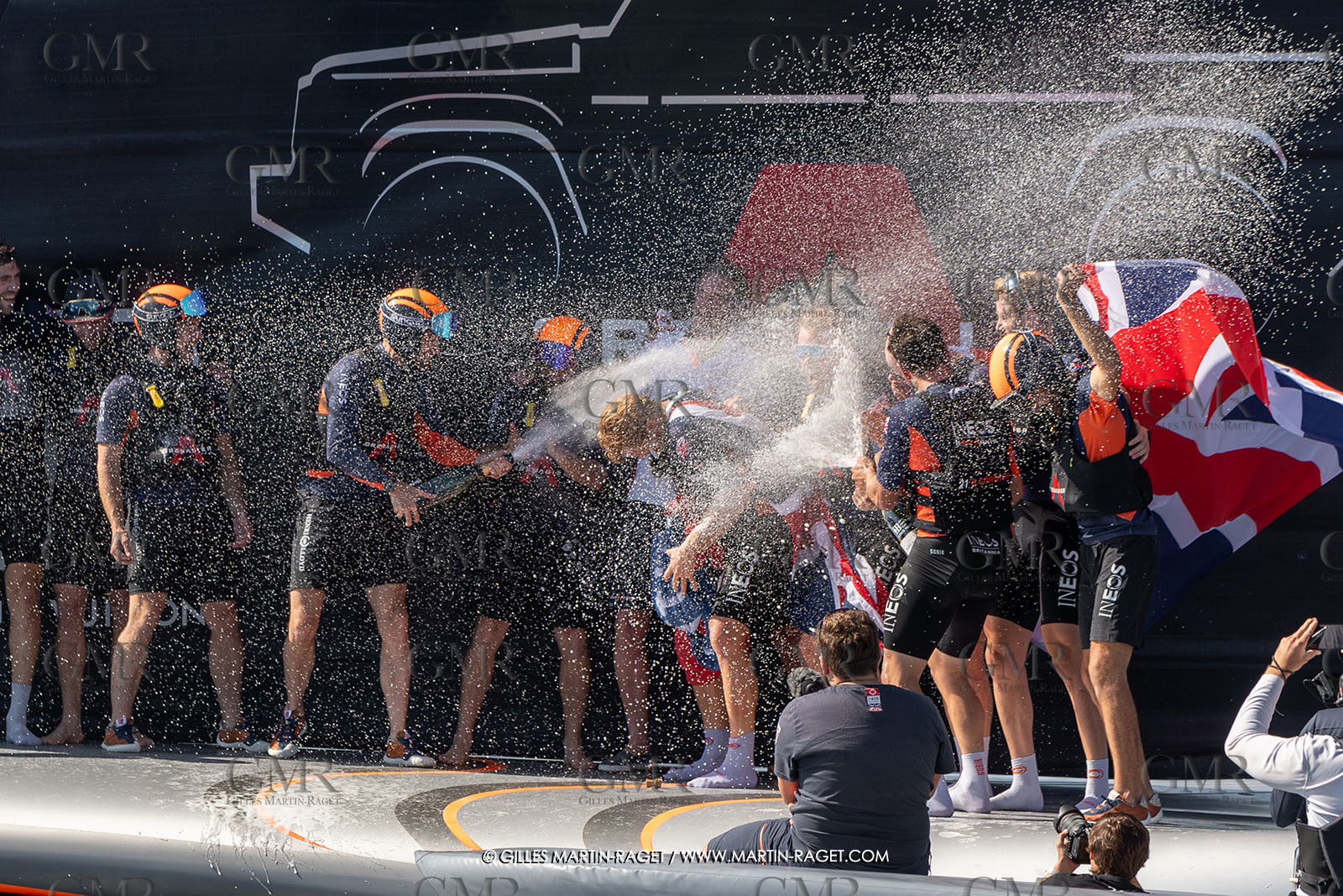 04 10 2024, Barcelona (ESP), 37th America's Cup, Louis Vuitton Cup Final, Race Day 7