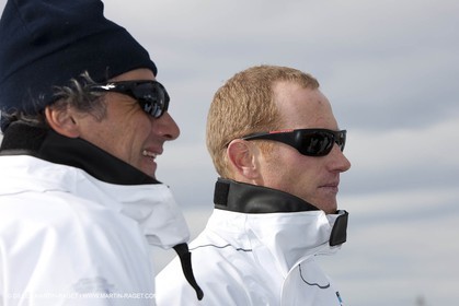 08 02 2010 - Valencia (ESP) - 33rd America's Cup - BMW ORACLE Racing - Day off 1 - Getting the yacht ready