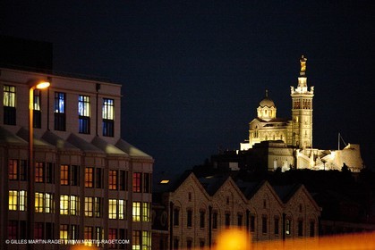 08 03 2012 - Marseille (FRA, 13) -Le Silos, les Docks - Notre Dame de la Garde- Quartier Euroméditerranée