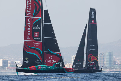 24 08 2024, Barcelona (ESP), Louis Vuitton 37th America's Cup, Louis Vuitton Prelilinary Regatta, Race Day 3