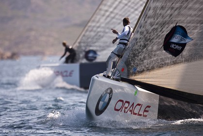 18 05 2010 - La Maddalena (ITA, Sardinia) Louis Vuitton Trophy - BMW ORACLE Racing - Training