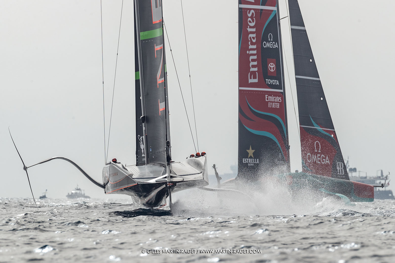 14 10 2024, Barcelona (ESP), Louis Vuitton 37th America's Cup, Final Match, Race Day 3, Raace 4