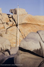 sailing, cruising, monohull at the mooring