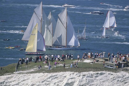 Sailing, shore and dock ambiances, Cowes, (UK, IOW)