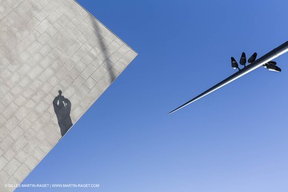 02 02 2013- Marseille (FRA,13) Inauguration de l'ombrière et du Vieux Port semi-piétonnier