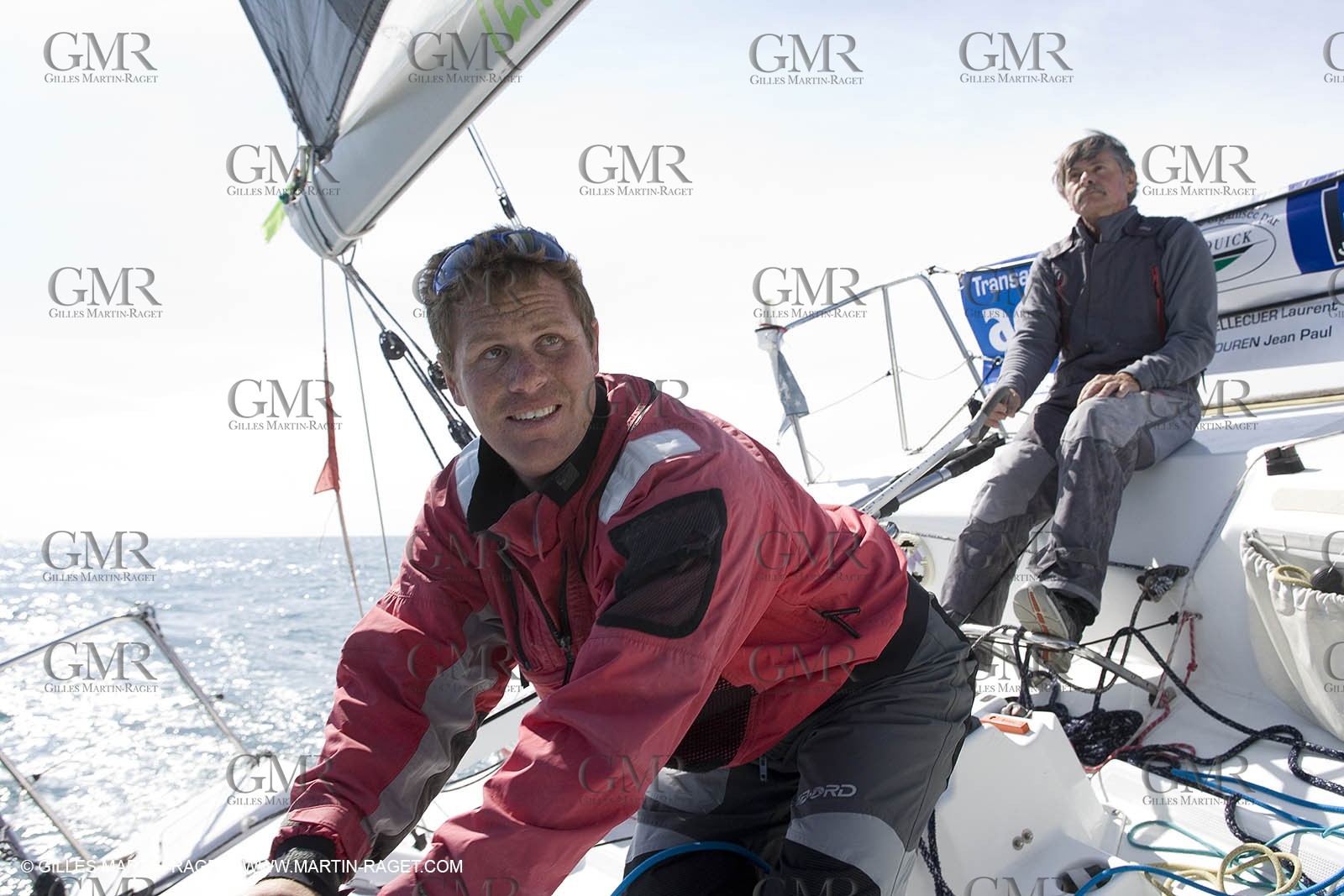 27 03 08- La Grande Motte- (FRA,34) Transat AG2R 2008- Jean-Paul Mouren- Laurent Pellecuer