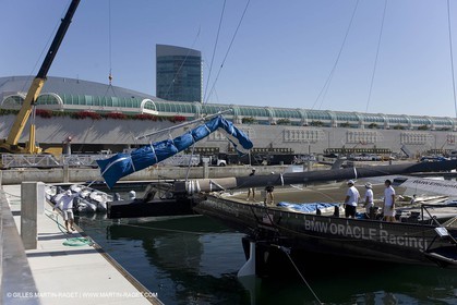 07 10 2008 - San Diego (CA, USA) - America's Cup - BMW ORACLE Racing - 90 ft trimaran sea trials - San Diego session - Day 1