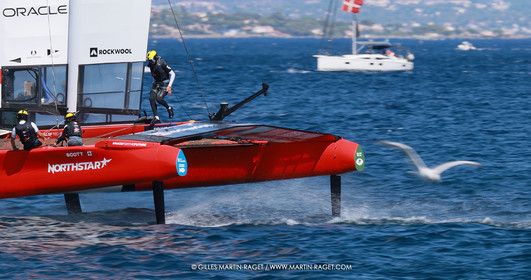 10 09 2025, Saint-Tropez,(FRA), Rockwool SailGP France Saint-Tropez, Race Day 1