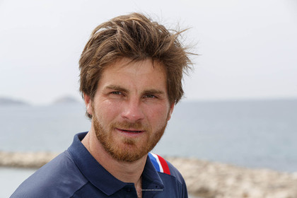 15 04 2024, Marseille (FRA), présentation des sélectionnés olympiques français en voile pour les Jeux Olympiques de Paris 2024. Nicoas Goyard
