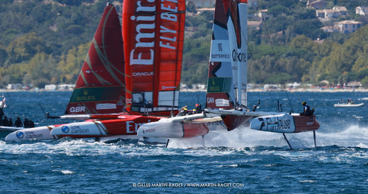 10 09 2025, Saint-Tropez,(FRA), Rockwool SailGP France Saint-Tropez, Race Day 1