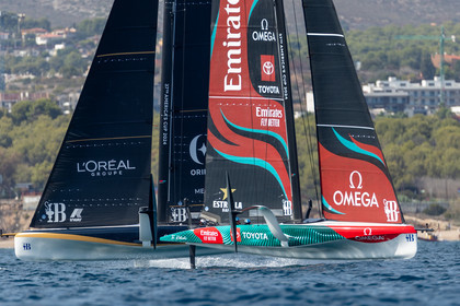 16 09 2023, Vilanova i La Geltru (ESP), 37th America's Cup, 1st Preliminary Regatta, Race Day 2