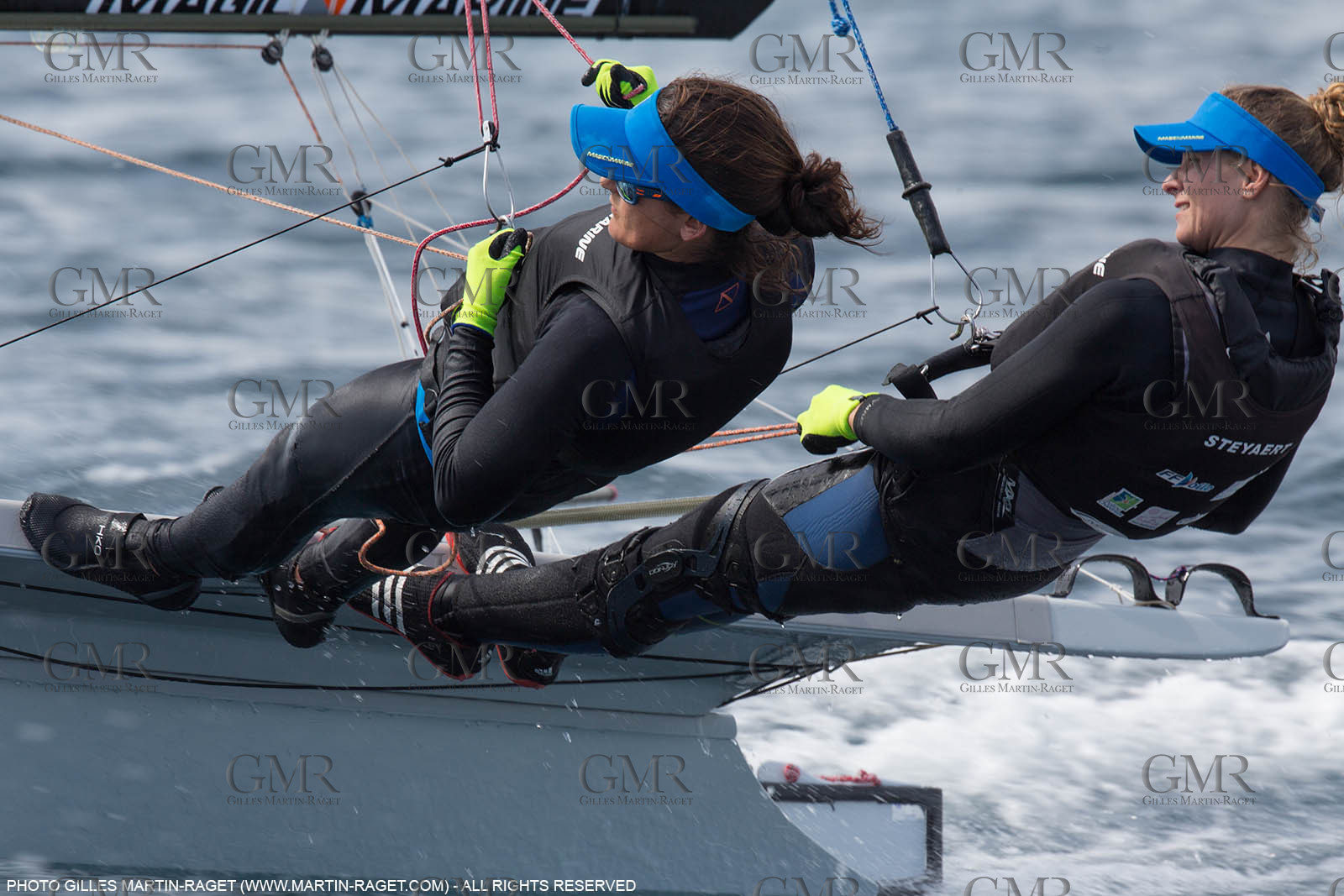 Marseille, (FRA,13), 2016 Rio Olympic Games, Sailing, 49er FX, Steyaert Sarah   Compan Aude (FRA)
