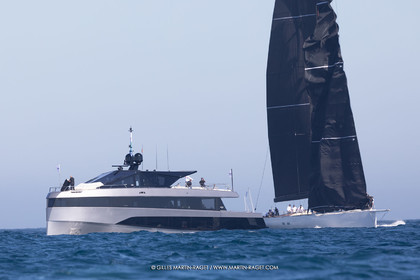 26 09 2024, Barcelona (ESP), 37th America's Cup, Louis Vuitton Cup Final, Race Day 1