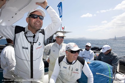 18 05 2010 - La Maddalena (ITA, Sardinia) Louis Vuitton Trophy - BMW ORACLE Racing - Training