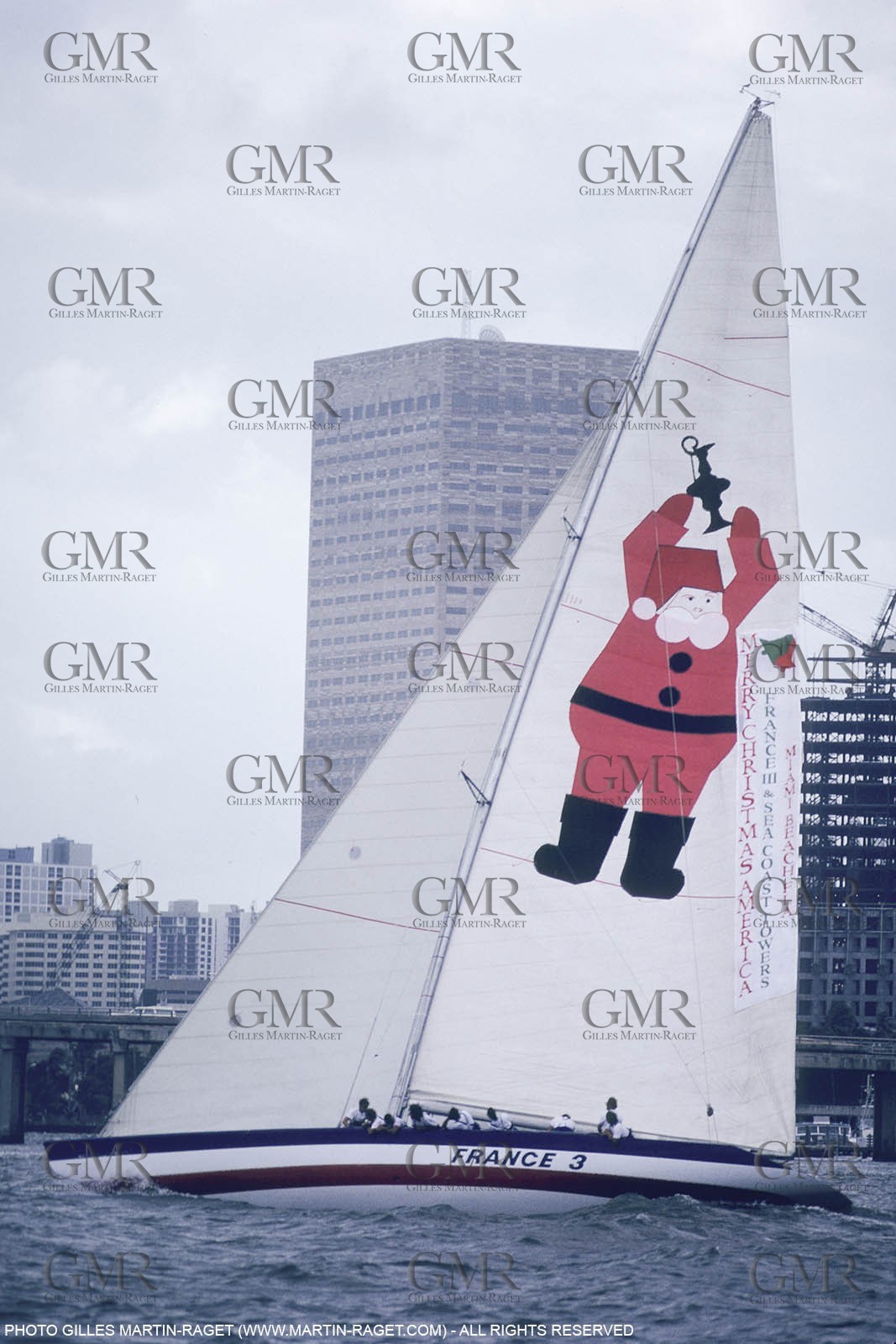 Sailing, Yacht Racing, 25th America's Cup Newport 1983, France III