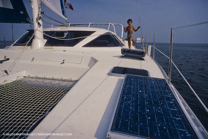 Voile, croisière, enfants à bord