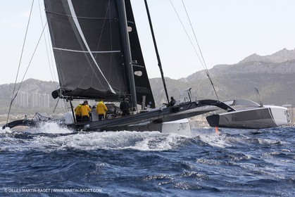 24 09 2012 - Marseille (FRA,13) - Match race France 2012 - Arrivée des MOD 70 du  Tour de l'Europe