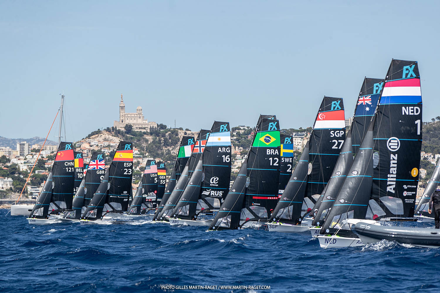 13 07 2023, Marseille (FRA) Paris 2024 Olympic Games Sailing Test Event, Day 5