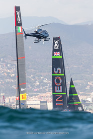 26 09 2024, Barcelona (ESP), 37th America's Cup, Louis Vuitton Cup Final, Race Day 1