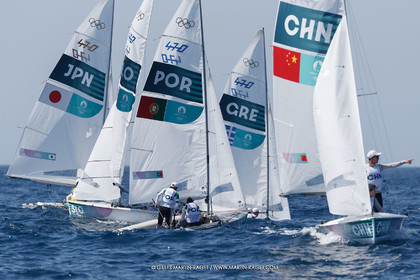 03 08 2024, Marseille (FRA), Paris 2024 Olympic Games, Sailing, Race Day 7