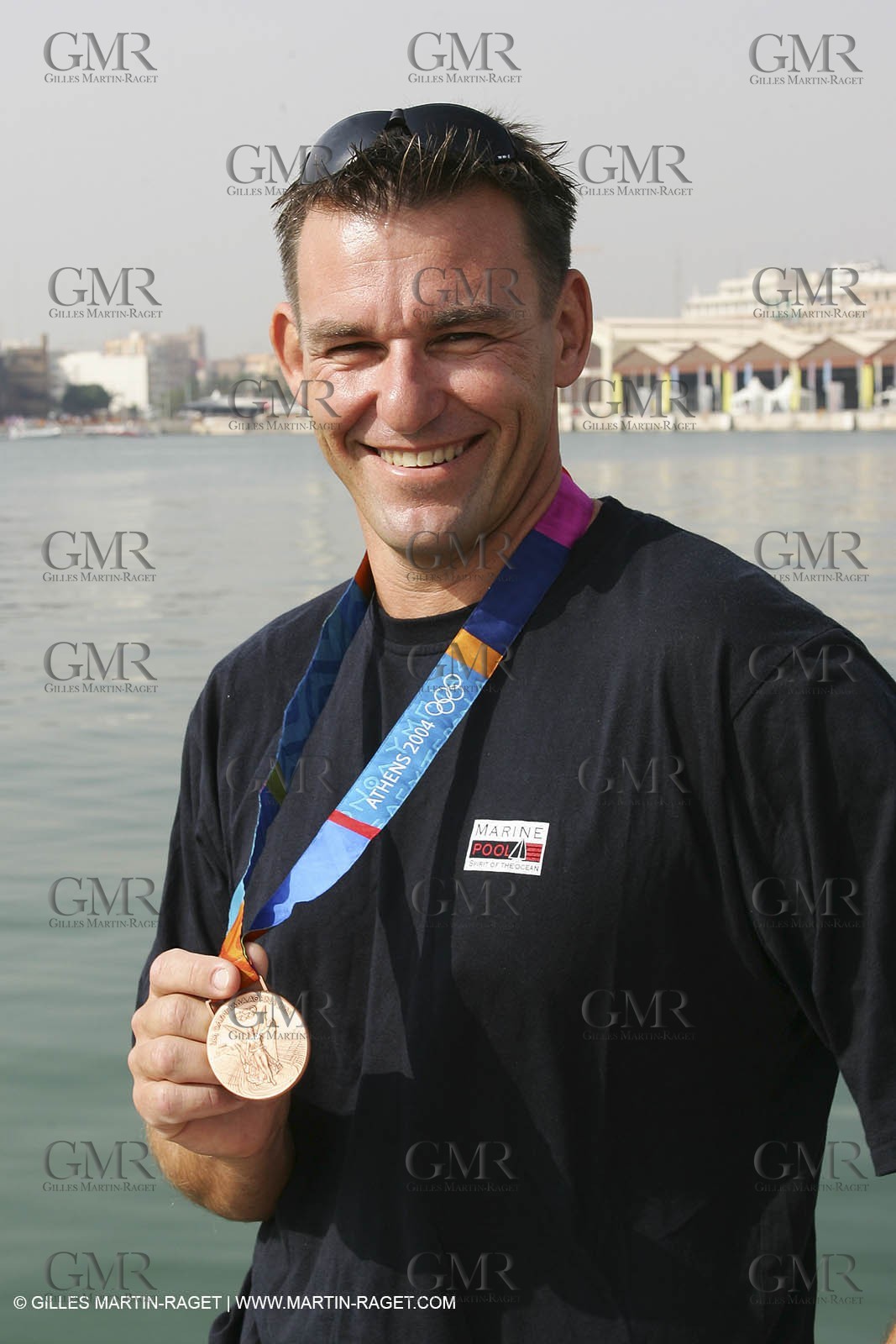 Xavier Rohart et sa médaille de Bronze