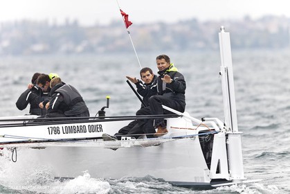 09 10 2010 - Morges (SUI) - L'Hydroptère.CH - 1st sail