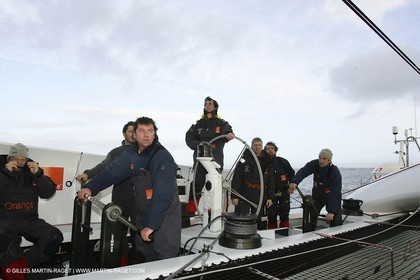 Orange II  - 2005 Jules Verne Trophy - Training in Bay of Biscay