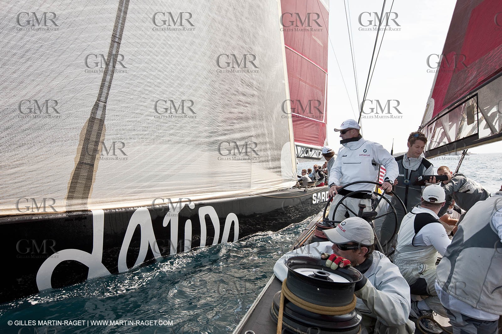 19 05 2010 - La Maddalena (ITA, Sardinia) Louis Vuitton Trophy - BMW ORACLE Racing - Training