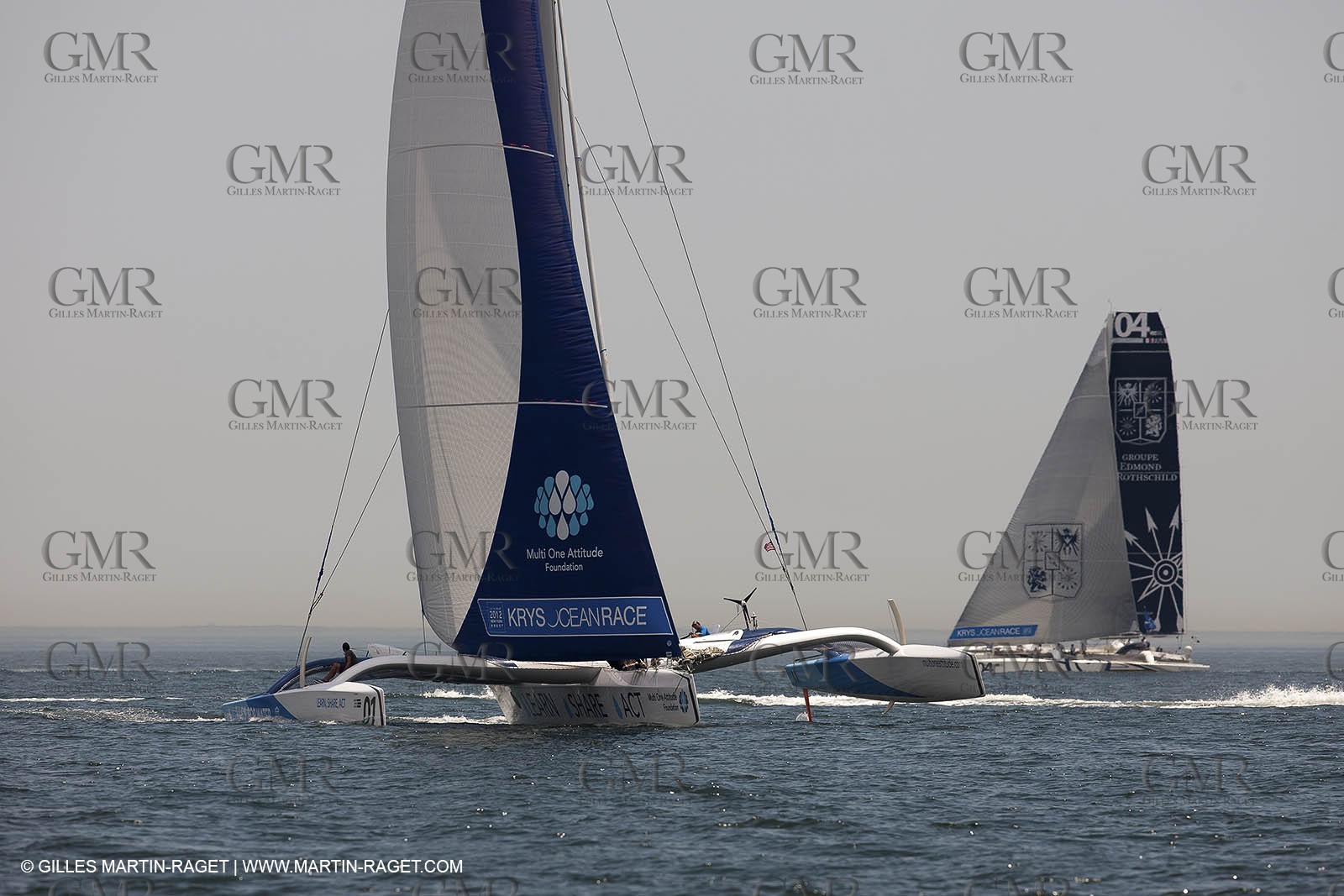03 07 2012 - New York (USA, NY) - Krys Ocean Race prologuie - arrival in New York