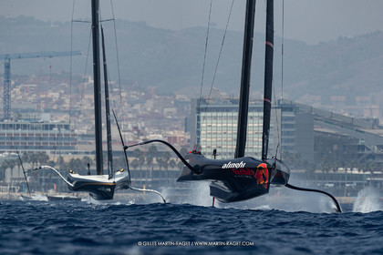 22 08 2024, Barcelona (ESP), Louis Vuitton 37th America's Cup, Louis Vuitton Preliminary Regatta, Race Day 1