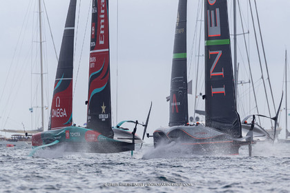12:10 2024, Barcelona (ESP), Louis Vuitton 37th America's Cup, Final Match, Race Day 1, Race 1