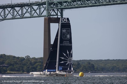 02 07 2012 - Newport (RI) - Départ du prologue de la Krys Ocean Race disputé sur le parcours Newport-New York, Gitana XV