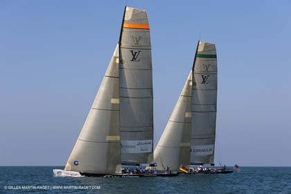 26 11 2010 - Dubai (UAE) - Dubai Louis Vuitton Trophy -1 2 final - BMW ORACLE Racing Vs All4One