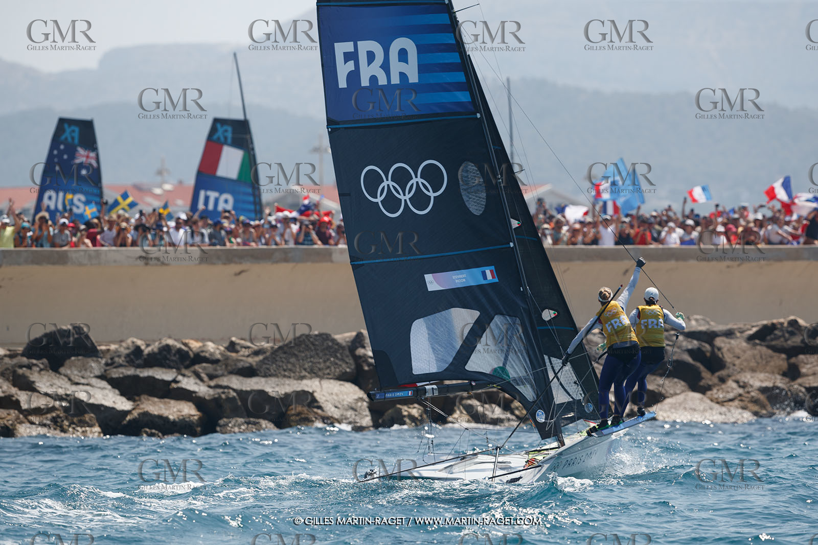 02 08 2024, Marseille (FRA), Paris 2024 Olympic Games, Sailing, Race Day 5,