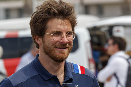 15 04 2024, Marseille (FRA), présentation des sélectionnés olympiques français en voile pour les Jeux Olympiques de Paris 2024. Nicoas Goyard