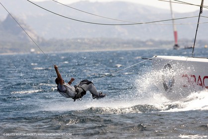 19 05 2010 - La Maddalena (ITA, Sardinia) Louis Vuitton Trophy - BMW ORACLE Racing - Training