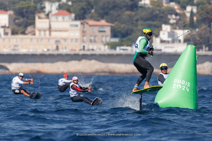 03 08 2024, Marseille (FRA), Paris 2024 Olympic Games, Sailing, Race Day 7