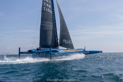 18 05 2022, Marseille (FRA), APremière navigation du trimaran Ultim SVR LAZARTIGUE à Marseille