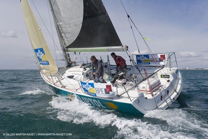 27 03 08- La Grande Motte- (FRA,34) Transat AG2R 2008- Jean-Paul Mouren- Laurent Pellecuer