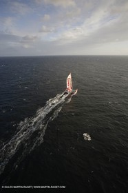 11 10 2006 -Lorient (FRA) -  Multis Orma - Entraînements Sodebo (Thomas Coville) Route du Rhum 2006