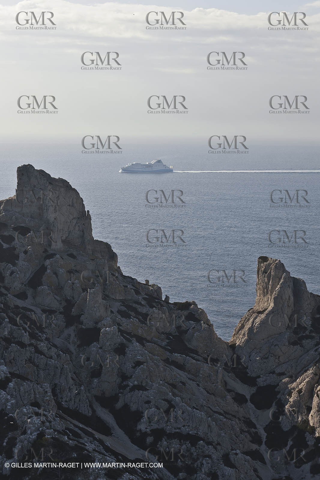 14 01 2012 - Marseille (FRA,13) - La Meridionale shipping company - the Piana off Marseille and the Calanques