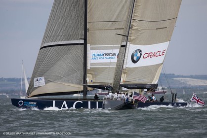 02 08 2010 - Cowes (UK, IOW) - The 1851 Cup -  BMW ORACLE Racing - Training Day.