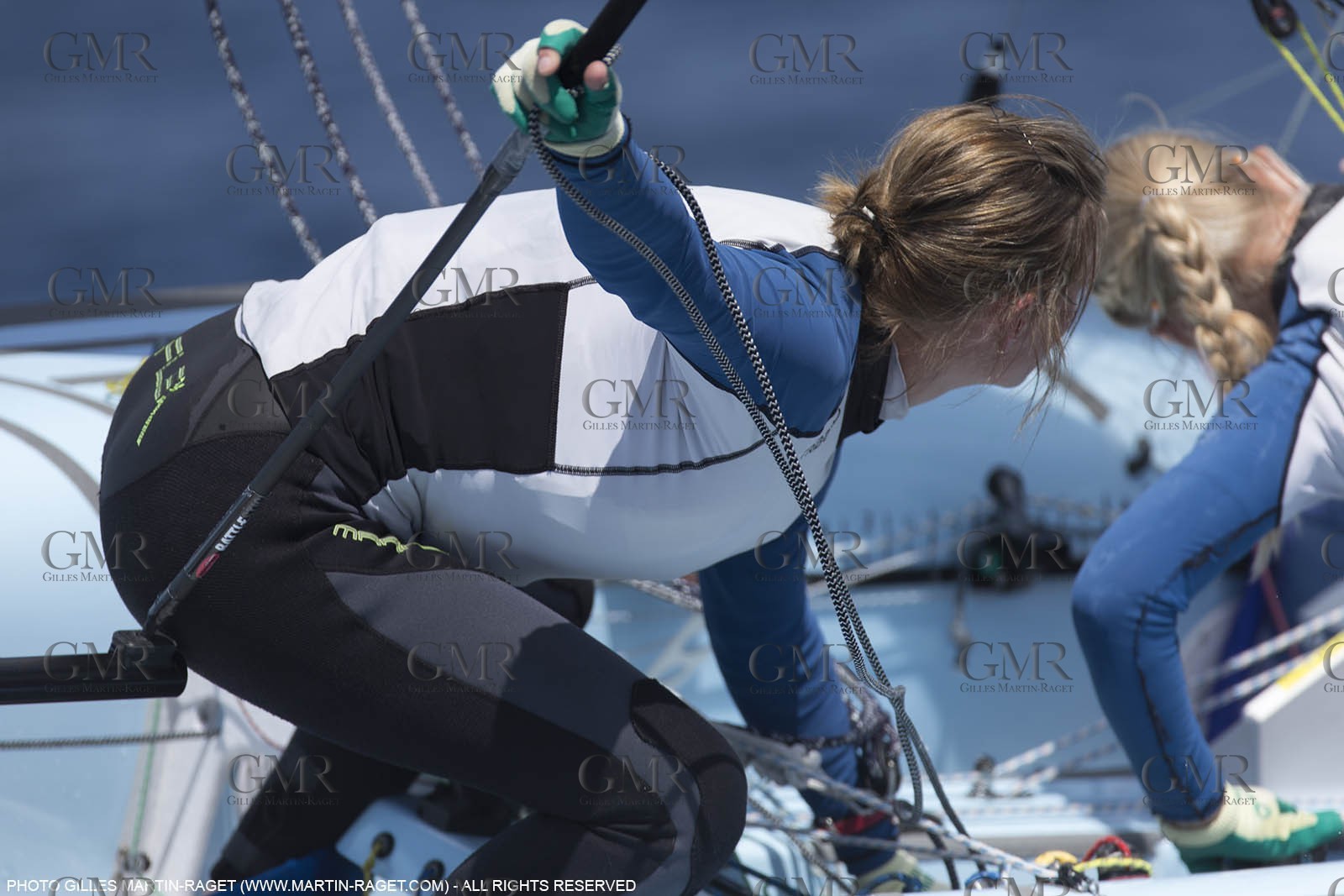 10 04 2015, Marseille (FRA), Yachting Club de la Pointe Rouge - Coupe Internationale de Printemps des 470, Day 3