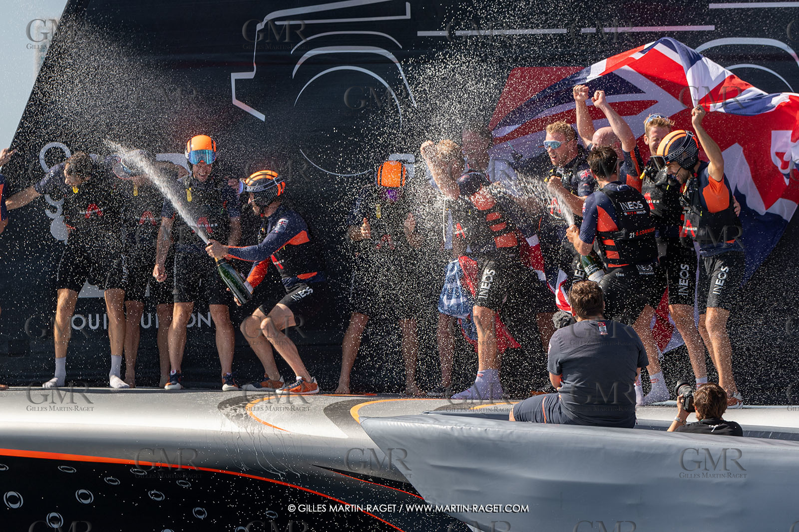 04 10 2024, Barcelona (ESP), 37th America's Cup, Louis Vuitton Cup Final, Race Day 7