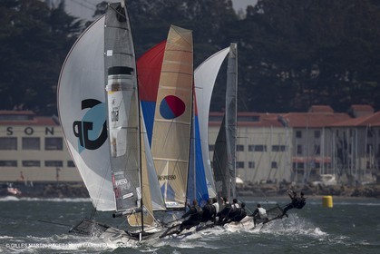 09 09 2013 - San Francisco (USA,CA) - 34th America's Cup - AC Open - 18ft racing