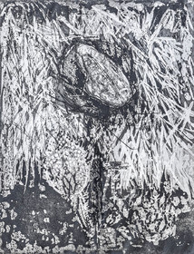 12 07 2020, St Rémy de Provence (FRA, 13) Oeuvre Germaine Richier, gravure