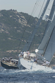 08 06 2016, Porto Cervo (ITA, Sardinia), Loro Piana Super Yachts Regatta, Race Day One, Unfurled