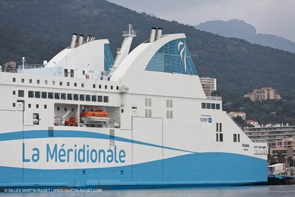 01-31-12   Marseilles (FRA,13) Bastia (FRA,Corsica)   Launching cruising trip and Christening ceremony of PIANA, last ferry ship from La Meridionale