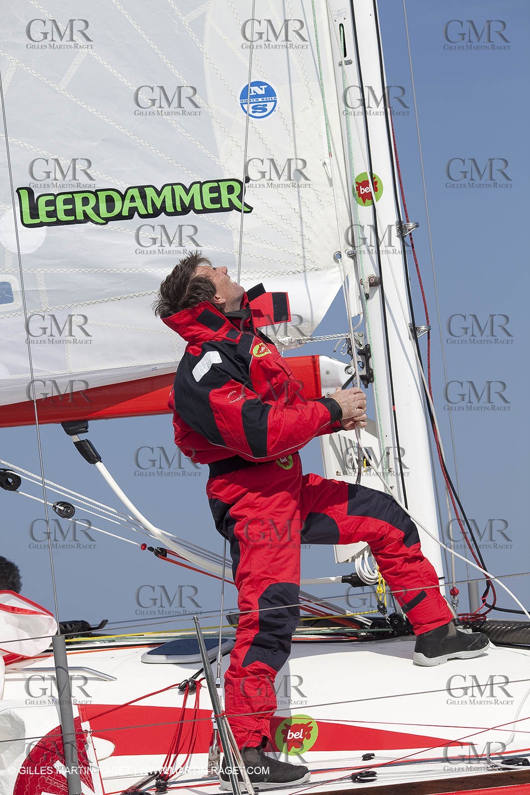 13 03 2010 -  La Grande Motte   Port Camargue (FRA) - Groupe Bel - Kito de Pavant   Sebastien Audigane training for Transat AG2R